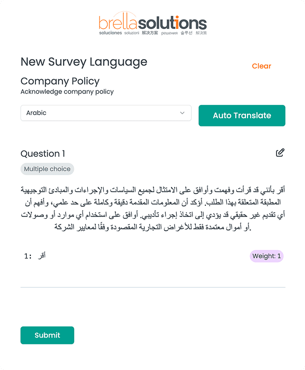 translate form